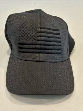 Men's Black American Flag Baseball Cap